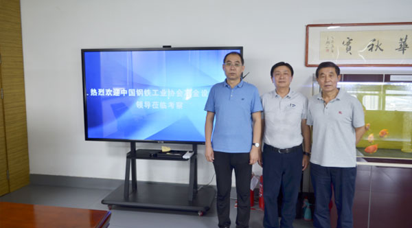 中国钢铁工业协会冶金设备分会一行实地考察福世蓝公司