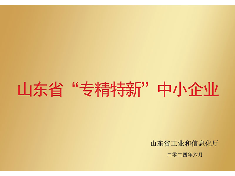 山东省“专精特新”中小企业